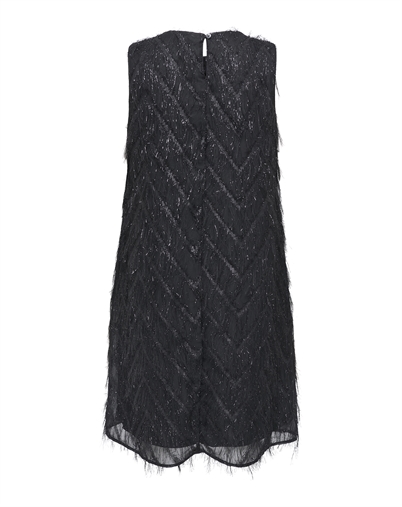 Only - ONLFaye Life Feather Kjole - Black